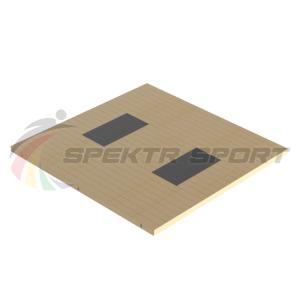 Купить Помост тяжелоатлетический 3х3х0,1м, рез. амортизаторы 1х0,5х0,04м в Сургуте 