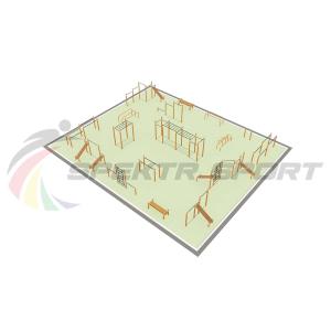 Купить Парковая площадка для Воркаут и WRK 3_76mm в Сургуте 