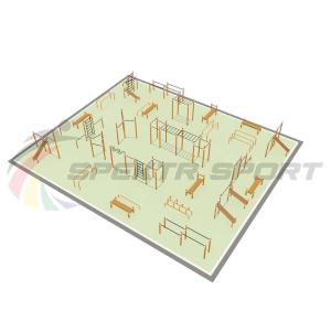 Купить Парковая площадка для Воркаут и WRK 6_76mm в Сургуте 